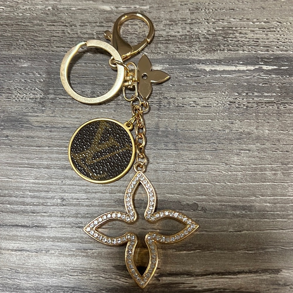 Upcycled LV Bag Charm 🌸
